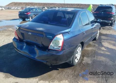 2004 Hyundai Elantra Gls/Gt из США, поврежденный, VIN KMHDN46DX4U828233